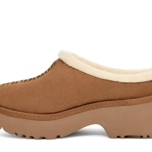 UGG WOMANS NEW HEIGHTS COZY CLOG SIZE 9 NIB CHESTNUT COLOR - Picture 4 of 7